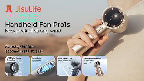 JisuLife Ultra1 Portable Fan, which has gained a following on social media for its modern design and impressive performance.