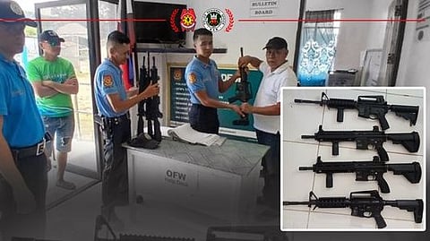 Loose firearms yield in MagDelSur