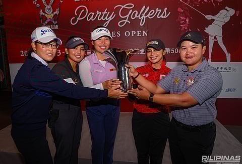 Reigning champion Ling-Jie Chen, Chanelle Avaricio, Pauline del Rosario, Princess Superal and P.K. Kongkraphan are ready to chase glory in the Party Golfers Ladies Open at the Lily Golf and Country Club in Taiwan.