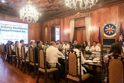 President Ferdinand "Bongbong" Marcos Jr. presides over the sectoral meeting with the Department of Science and Technology and the Department of Agriculture on Wednesday, 13 November 2024.