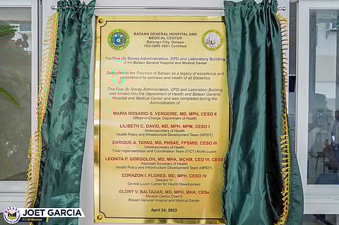 Bataan hospital development greenlighted