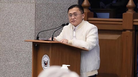 Senator Bong Go denounces move to allot zero budget to Philhealth. (FILE PHOTO)