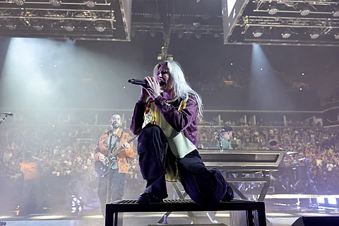 Linkin Park vocalist Emily Armstrong.