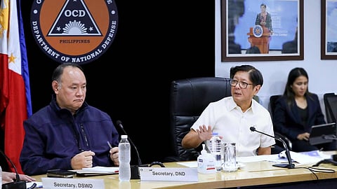 Typhoon busters Defense Secretary Gilbert Teodoro and President Ferdinand Marcos Jr. lead the government’s total approach in anticipating the impact of super typhoon ‘Pepito.’