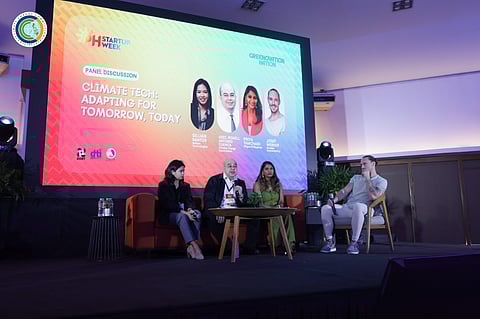 The Climate Change Commission highlights the crucial role of the business sector in addressing climate change during the Startup Week 2024 conference in Taguig City.