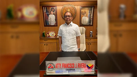 Games and Amusements Board chairman Francisco Rivera is adjusting pretty well in his first government post.