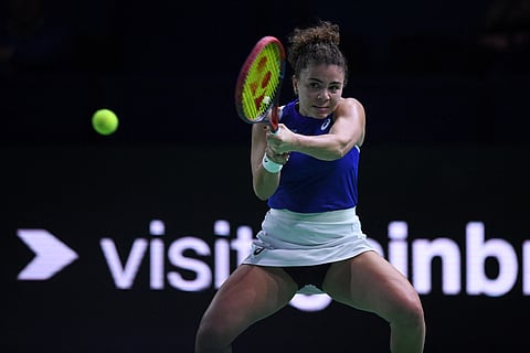 JASMINE Paolini connives with veteran Sara Errani to overcome Iga Swiatek and Katarzyna Kawa of Poland 7-5, 7-5 and send Italy to the finals of the Billy Jean King Cup.