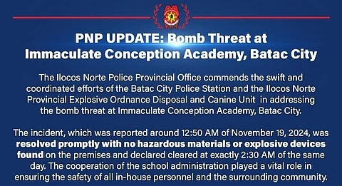 Second security threat in Batac City sparks concern