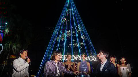 MARIANA Zobel de Ayala and Patrick Da Silva of Tiffany & Co. lead the tree-lighting with special guests Michelle Dee, Sarah Labhati, Liz Uy and Jasmine Curtis Smith; Tim Yap hosted the ceremonies.