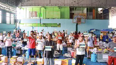 Restoring hope through Project WEALTH for typhoon-affected Bicolanos (Photo courtesy of DOLE-Bicol)
