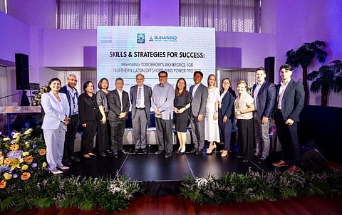 Resource speakers and panel discussants with BEP officers and executives during the forum on Skills & Strategies for Success: Preparing tomorrow’s workforce for
Northern Luzon Offshore Wind Power Projects held on 21 November, 2024, in Makati City