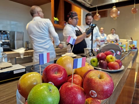 French apples presented at the Bonjour French Food last 13 November 2024.