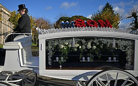 One Direction stars attend Liam Payne's funeral in UK