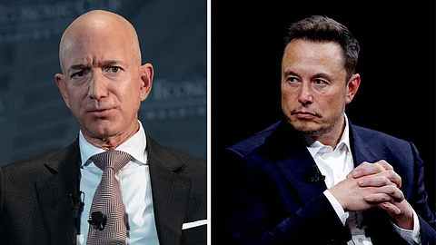 Jeff Bezos and Elon Musk, two of the world's richest men, continue their rivalry amidst allegations and denials over election and investment-related claims.