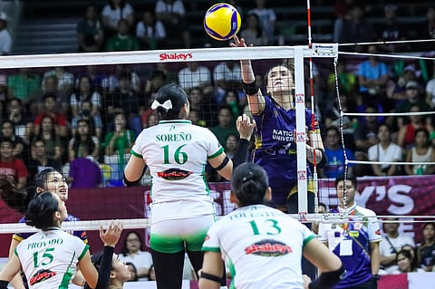 All eyes will be on Bella Belen and the NU Lady Spikers as they battle the La Salle Lady Spikers in Game 2 of their 2024 Shakey’s Super League Collegiate Pre-season Championship best-of-three finals series on Sunday.