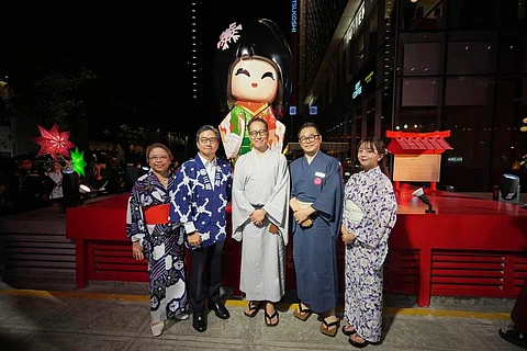 Charmaine Bauzon, FLI Commercial Business Group head; Afred Ty, FLI chairman; Yoji Kawaguchi, Mitsukoshi BGC general manager; Tetsuo Koike, Mitsukoshi Federal Retail Inc. president; and Yuriko Takatori, Mitsukoshi BGC senior marketing head.