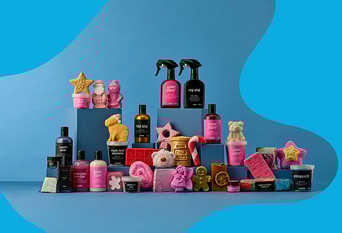 Holiday collection by LUSH.
