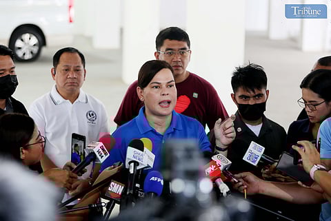 Vice President Sara Duterte held a press conference at Veterans Memorial Medical Center (VMMC) last November 26, 2024.