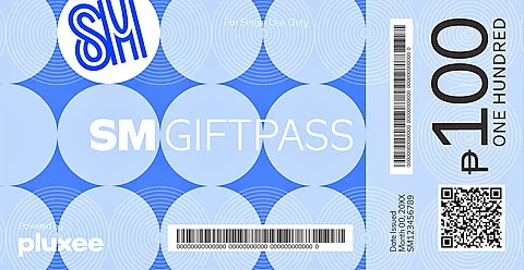 SM Gift Pass new design.