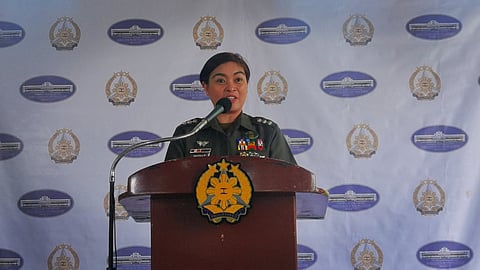 AFP spokesperson Col. Francel Margareth Padilla (Photo by Lade Kabagani)
