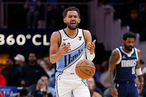 Trae Young of the Atlanta Hawks gets slapped with a hefty fine for missing an NBA Cup game.