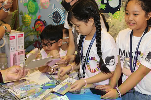 Students participate actively at the MIIS Kids Can! Bazaar.
