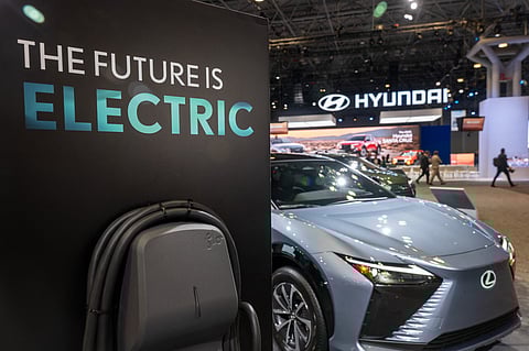 ELECTRIC and smart vehicles like this new Lexus car that is on display at the New York International Auto Show in New York City are changing the landscape of the automobile industry one charge at a time.