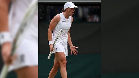 Iga Swiatek will be serving a one-month suspension from competing professionally after testing positive for a banned substance.