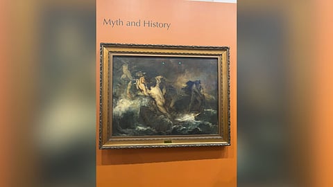 La Barca de Aqueronte by Felix Resurreccion Hildago, 1887, oil on canvas