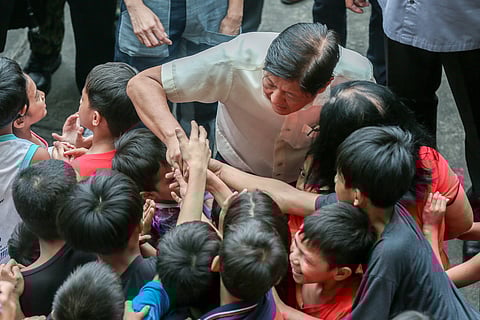 Courage and resilience On Bonifacio Day, the 30th of November, President Ferdinand R. Marcos Jr. visits Delpan Evacuation Center in Manila, where victims of the huge fire in Tondo, Manila are housed temporarily. The Chief Executive gave aid worth P21 million to residents and promised to come and visit if they found themselves still there by Christmas. At least 2,114 families were left homeless after the fire at Isla Puting Bato on 24 November.