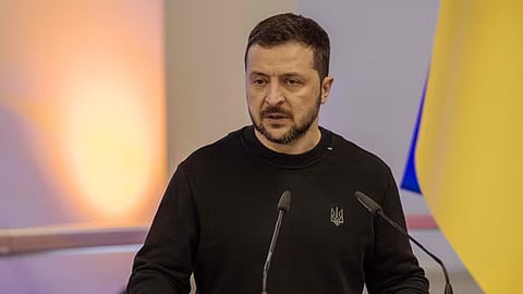 (FILE PHOTO) Ukrainian President Volodymyr Zelensky