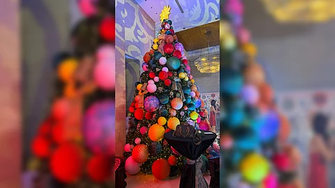 CHRISTMAS tree by Joy~Nostalg Hotel and Suites Manila.