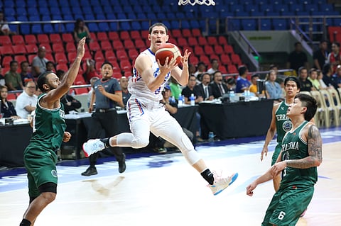 Robert Bolick glides his way to a 32-point performance to power NLEX to a 104-85 win over Terrafirma in the PBA Commissioner’s Cup eliminations round on Tuesday at the Ninoy Aquino Stadium.