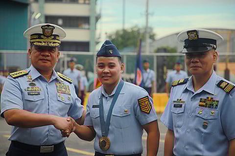 Coast Guard promotes Petecio