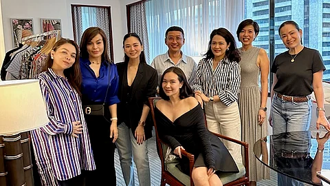 Mel Tan, Grace Baja, Kai Lim, Khoon Hooi, Krizia De Zuzuarregui, Vanessa Ongsue, Trisha Calma and Nicole Whisenhunt (seated).