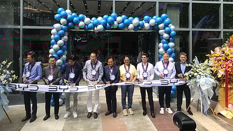 BYD ribbon cutting