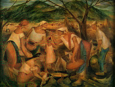 Anita Magsaysay Ho’s ‘Mga tagapagluto (Cooks),’ 1952.