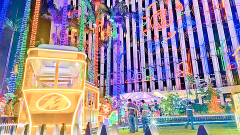 FOR A BRIGHT HOLIDAY SEASON. Meralco reminded the public to observe electrical safety this holiday season to ensure a bright and worry-free celebration. Seen in the photo is the Meralco Liwanag Park which is open to the public for free until Dec. 31, 2024.