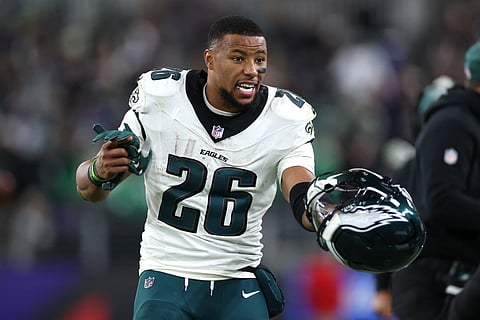 Saquon Barkley of the Philadelphia Eagles is slowly inching closer behind Lamar Jackson of the Baltimore Ravens in the fan voting for the NFL Pro Bowl Games.