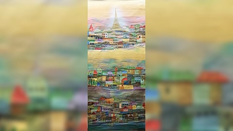 Baldemor’s work on display at the Alliance Française de Manille brings to fore his enduring connection to France, drawing inspiration from its landscapes, people and culture.