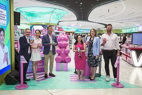 (From left) William Lui, COO of Wellco Bioscience Jenny Gozo, CEO of Wellco Bioscience Sonny Cuenco, Health Trading director of Watsons, Bless Espin, Business Development Controller of Watsons; Luisa Rust — senior trade and investment commissioner at the Australian Embassy, Steve Brandt — CMO of Australian Health Vitality.