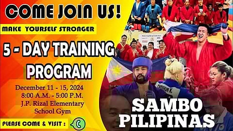 Pilipinas Sambo eyes more training programs