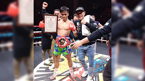 Kenneth Llover and his lead trainer Jonathan Peñalosa beam with pride after their successful teamup in Osaka last Sunday.