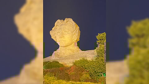 Statue of Mao Zedong.