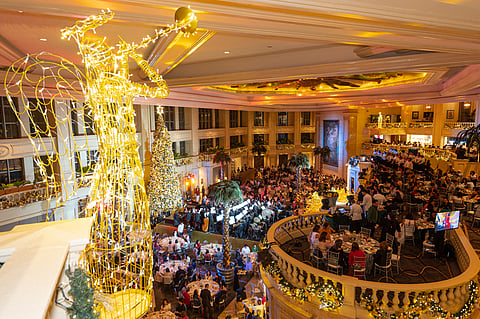 The Peninsula Manila lobby.