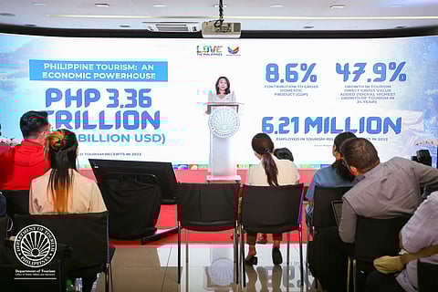 Tourism receipts hit P712B, foreign arrivals short of target