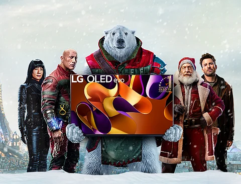 RED ONE is brought to life from the theaters to your LG televisions via Prime Video.