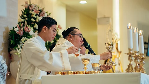 Fr. Paul Nicklaus Woo of the Chapel of Our Lady of the Most Holy Rosary