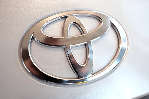 A Toyota logo is seen on a Prius hybrid offered for sale at a dealership on February 06, 2024 in Chicago, Illinois. The Japanese carmaker is forecasting record profits driven by its strong sales of hybrid vehicles. Scott Olson/Getty Images/AFP
SCOTT OLSON / GETTY IMAGES NORTH AMERICA / Getty Images via AFP