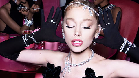 SwarovskI brand ambassador Ariana Grande.